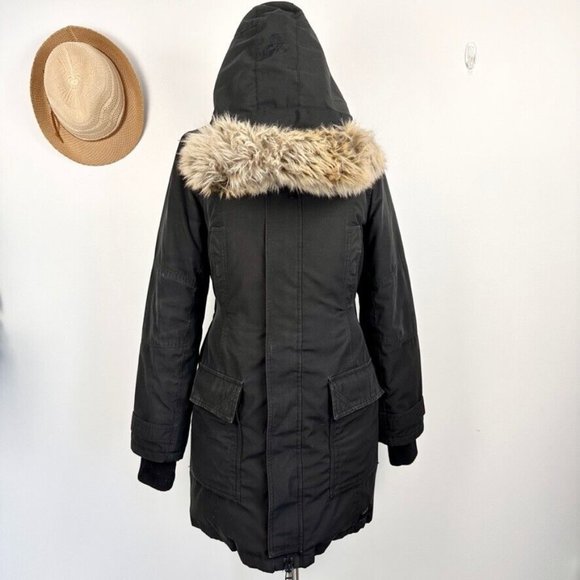 TNA Jackets & Blazers - Aritzia Tna Womens Bancroft Parka Winter Coat Black Size M Warmest Goose Down